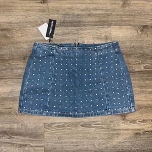 PrettyLittleThing Denim Skirt